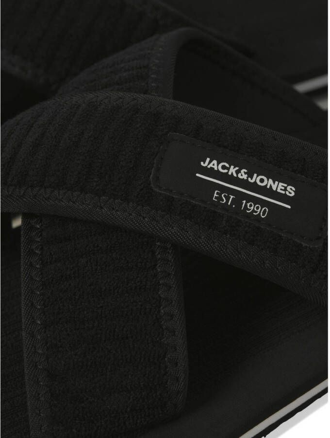 JACK & JONES Jfwkriskros Corduroy Sandal slippers zwart
