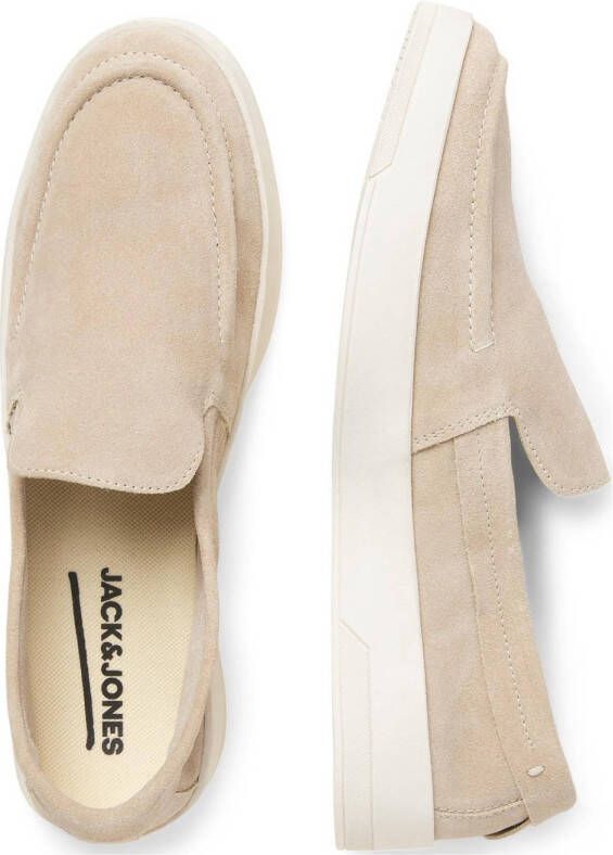 JACK & JONES JFWMACCARTNEY suède loafers beige