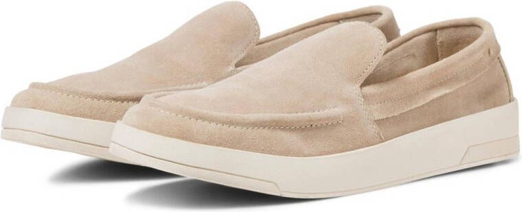 JACK & JONES JFWMACCARTNEY suède loafers beige