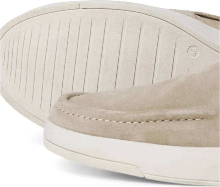 JACK & JONES JFWMACCARTNEY suède loafers taupe