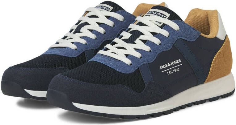JACK & JONES Jfwharrow Mesh Sneaker sneakers donkerblauw