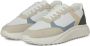 JACK & JONES Jfwaspire Pu Runner Noos sneakers wit beige blauw - Thumbnail 3