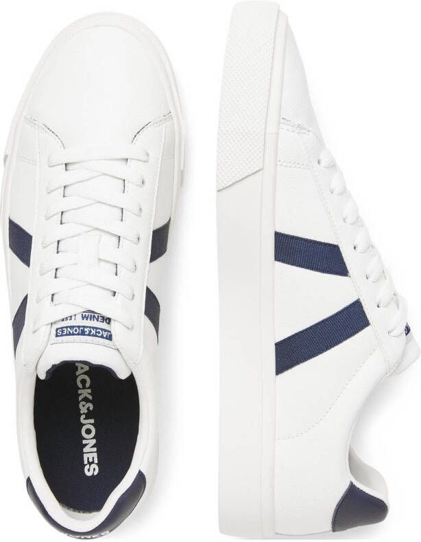 JACK & JONES JFWFREEMAN sneakers wit blauw