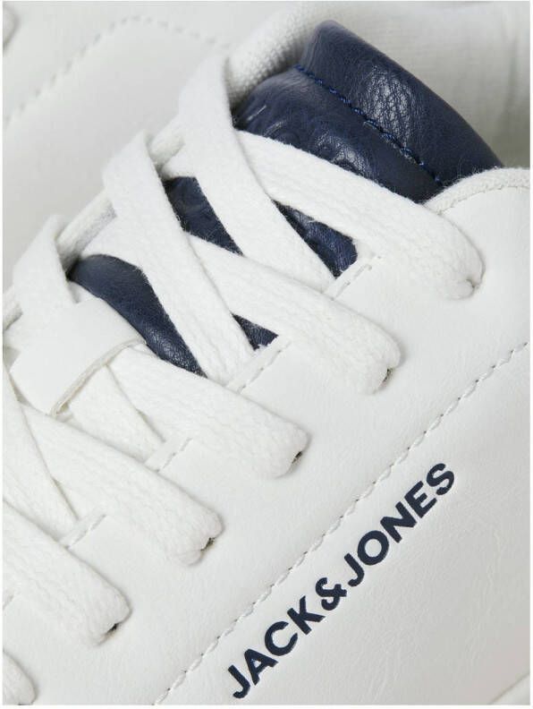 JACK & JONES Jfwbosley Pu Sneaker Noos sneakers wit blauw