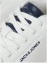 JACK & JONES Jfwbosley Pu Sneaker Noos sneakers wit blauw - Thumbnail 6