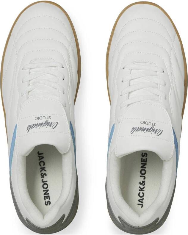 JACK & JONES sneakers wit ;blauw