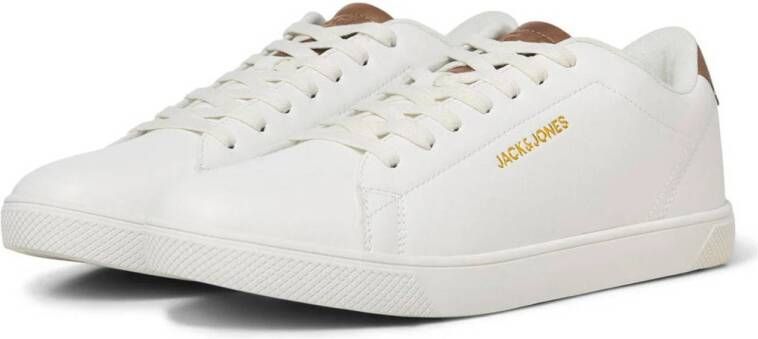 JACK & JONES Jfwbosley Pu Sneaker Noos sneakers wit bruin