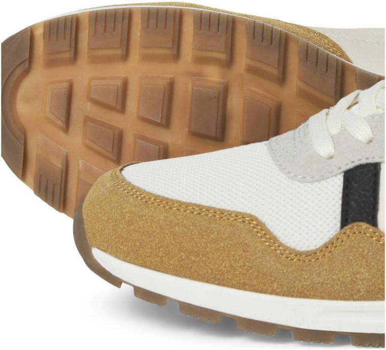 JACK & JONES Jfwharrow Mesh Sneaker sneakers wit cognac
