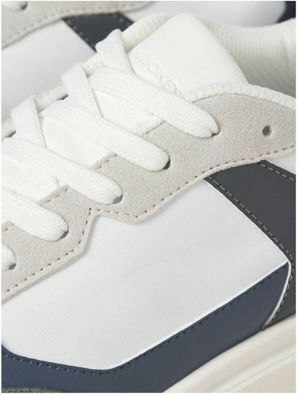 JACK & JONES Jfwaspire Pu Runner Noos sneakers wit grijs