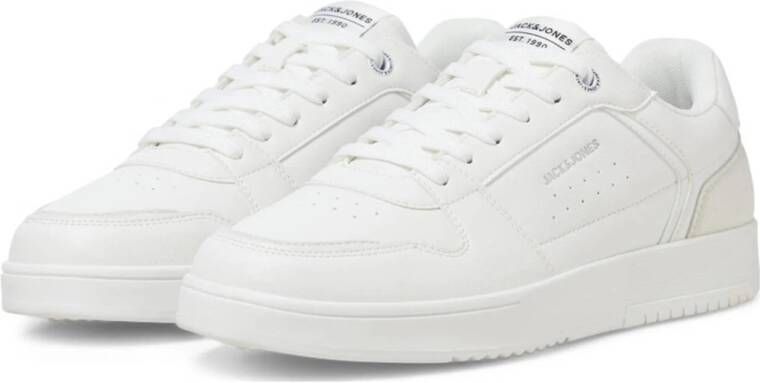 JACK & JONES Jfwealing Pu Sneaker Noos sneakers wit zilver