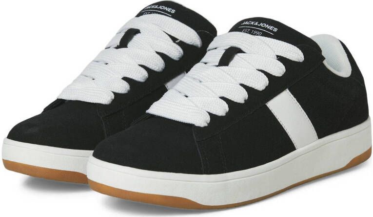 JACK & JONES Jfwmiles Syn Suede Sneaker Sn sneakers zwart