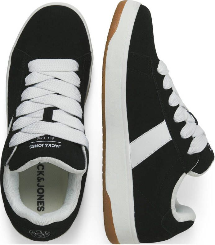 JACK & JONES Jfwmiles Syn Suede Sneaker Sn sneakers zwart