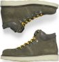 JACK & JONES suède veterboots olijfgroen - Thumbnail 4