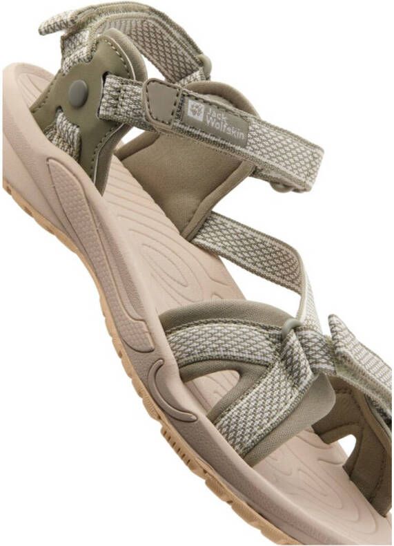 Jack Wolfskin Outdoorsandalen LAKEWOOD RIDE SANDAL W met klittenbandsluiting