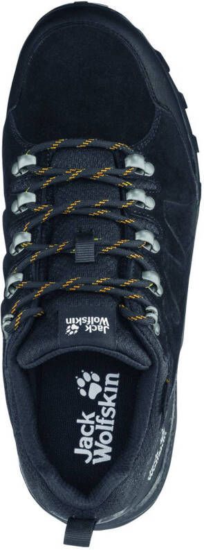 Jack Wolfskin Refugio Texapore Low wandelschoenen antraciet geel