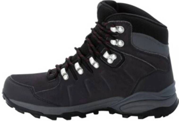 Jack Wolfskin Refugio Texapore Mid wandelschoenen antraciet paars