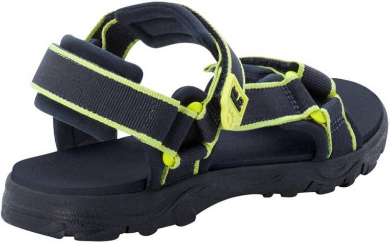 Jack Wolfskin Seven Seas 3 sandalen blauw lime kids