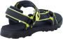 Jack Wolfskin Seven Seas 3 Kinderen synthetische sandalen Blue Lime - Thumbnail 3