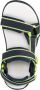 Jack Wolfskin Seven Seas 3 Kinderen synthetische sandalen Blue Lime - Thumbnail 3