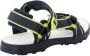 Jack Wolfskin Seven Seas 3 Kinderen synthetische sandalen Blue Lime - Thumbnail 4