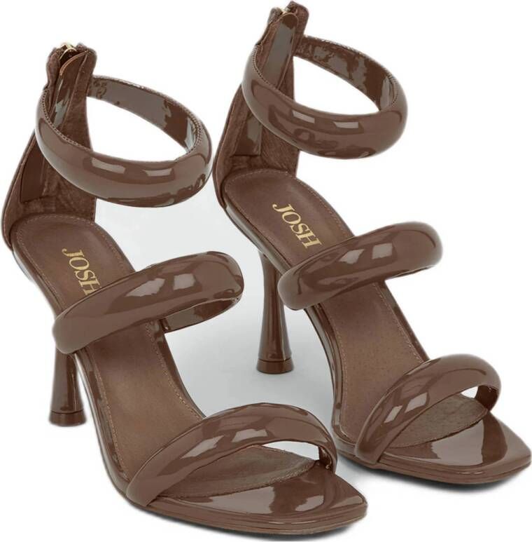 JOSH V Reina lak sandalettes bordeaux