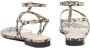 JOSH V Romijn sandalen met slangenprint beige - Thumbnail 2