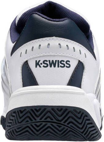 K-Swiss Accomplish IV leren tennisschoenen wit blauw zilver