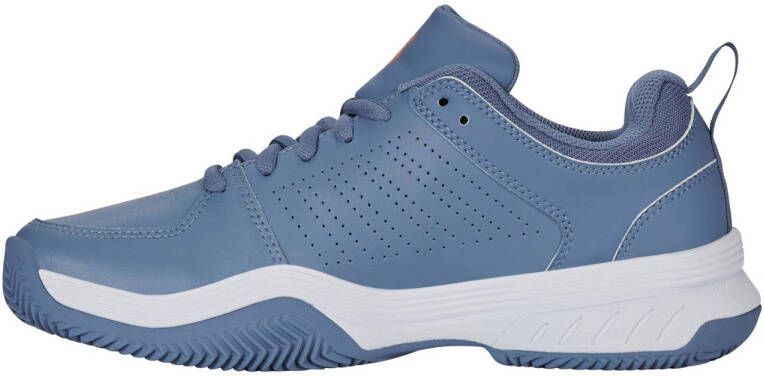 K-Swiss COURT EXPRESS tennisschoenen blauw wit oranje