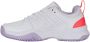 K-Swiss Court Express 2 Clay tennisschoenen wit lila rood - Thumbnail 4