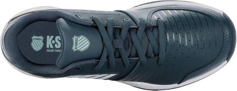 K-Swiss Court Express HB tennisschoenen donkerblauw wit lichtblauw