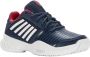 K-SWISS Court Express Omni tennisschoenen donkerblauw wit Mesh 34 - Thumbnail 1