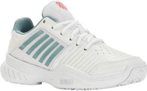 K-Swiss Court Express Omni tennisschoenen wit lichtblauw kids