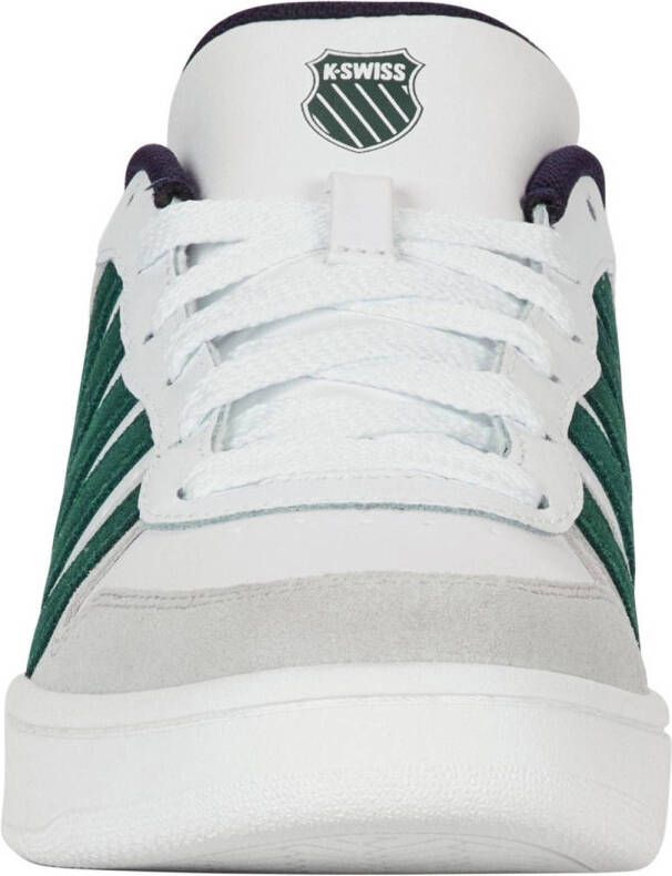 K-Swiss Court Palisades sneakers donkergroen wit