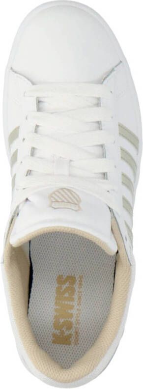 K-Swiss Court Winston sneakers wit champagne