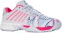 K-Swiss Express Light 3 HB padelschoenen wit roze blauw - Thumbnail 4