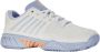 K-Swiss Express Light 3 HB tennisschoenen wit lichtblauw lichtoranje - Thumbnail 3