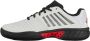 K-Swiss Express Light 3 HB tennisschoenen wit zwart rood - Thumbnail 3