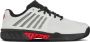K-Swiss Express Light 3 HB tennisschoenen wit zwart rood - Thumbnail 4