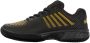 K-Swiss hypercourt express 2 hb Tennisschoenen gravel heren Zwart-Geel - Thumbnail 3