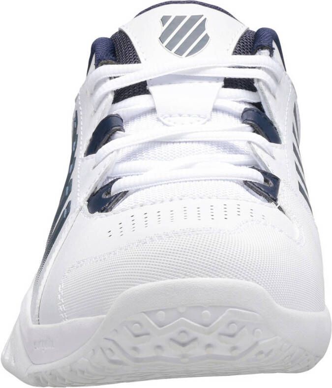 K-Swiss Receiver V tennisschoenen wit donkerblauw zilver