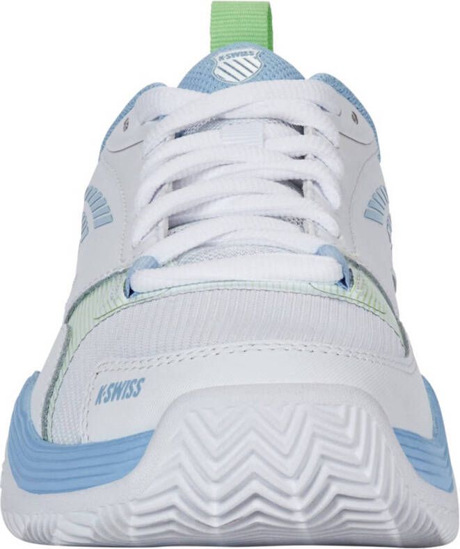 K-Swiss Speedex Clay tennisschoenen wit lichtblauw groen