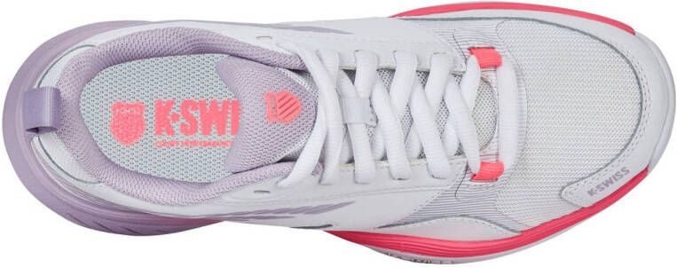 K-Swiss Speedex Clay tennisschoenen wit lila roze