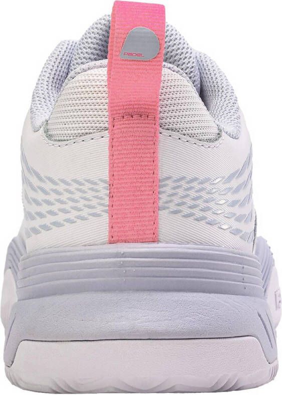 K-Swiss Speedex HB padelschoenen wit lichtblauw roze