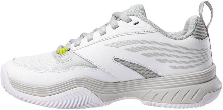 K-Swiss Speedex HB tennisschoenen wit grijs limegroen
