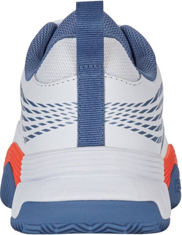 K-Swiss tennisschoenen wit blauw oranje