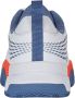 K-Swiss tennisschoenen wit blauw oranje - Thumbnail 3