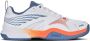 K-Swiss tennisschoenen wit blauw oranje - Thumbnail 4