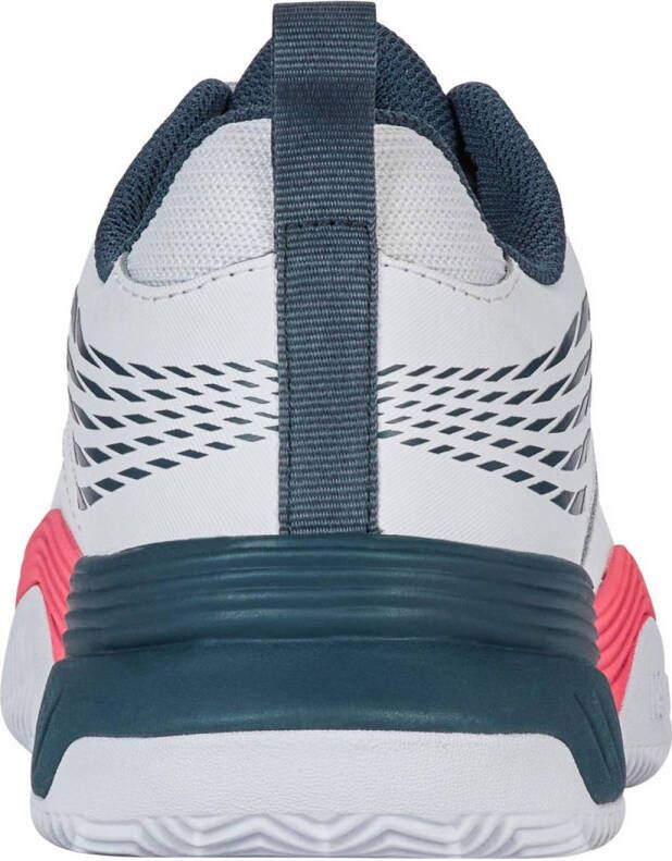K-Swiss tennisschoenen wit donkergroen roze