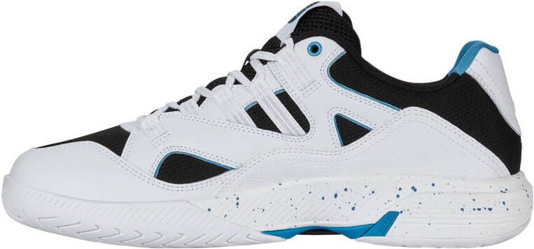 K-Swiss Tura Team Padel padelschoenen wit zwart blauw