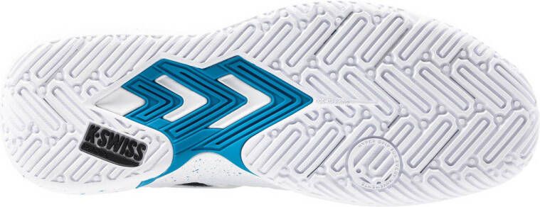 K-Swiss Tura Team Padel padelschoenen wit zwart blauw